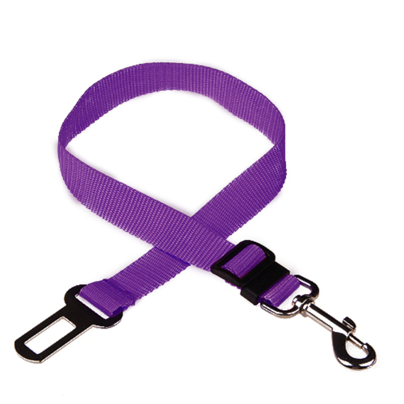 1pc Adjustable Retractable Pet Seat Belt for Cars - Keep Your Pet Safe and Secure on the Road