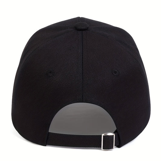 Stylish Adjustable Dad Hat - Breathable, Sunscreen, Simple Design, Embroidery Details, Unisex Baseball Cap for Women and Men - Perfect for Outdoor Sports and Daily Wear