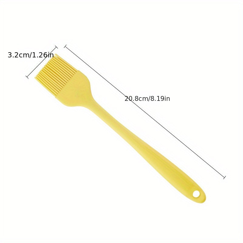 1pc, Oil Brush, Silicone Baking Brush, Portable Barbecue Brush, Household Oil Brush For Baking Cooking, Creative Oil Brush For BBQ Baking, Basting Brush For Kitchen BBQ, Kitchen Stuff, Kitchen Accessaries