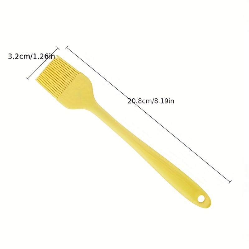 1pc, Oil Brush, Silicone Baking Brush, Portable Barbecue Brush, Household Oil Brush For Baking Cooking, Creative Oil Brush For BBQ Baking, Basting Brush For Kitchen BBQ, Kitchen Stuff, Kitchen Accessaries