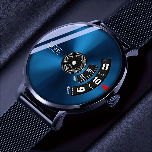 New men's watch high-grade handsome fashion personality trend everything cool durable business kinematic male watch