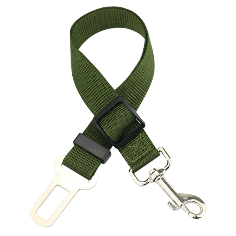 1pc Adjustable Retractable Pet Seat Belt for Cars - Keep Your Pet Safe and Secure on the Road