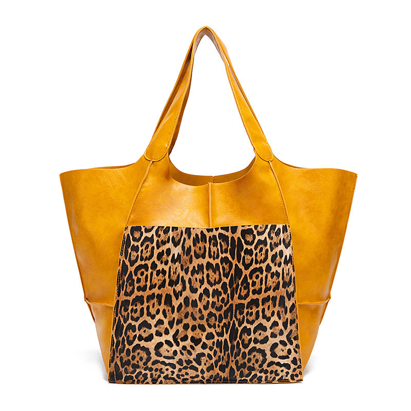 Rretro Big Tote Bag, Solid Color Large-capacity Zipper Shoulder Tote Bags, Multifunction Handbags