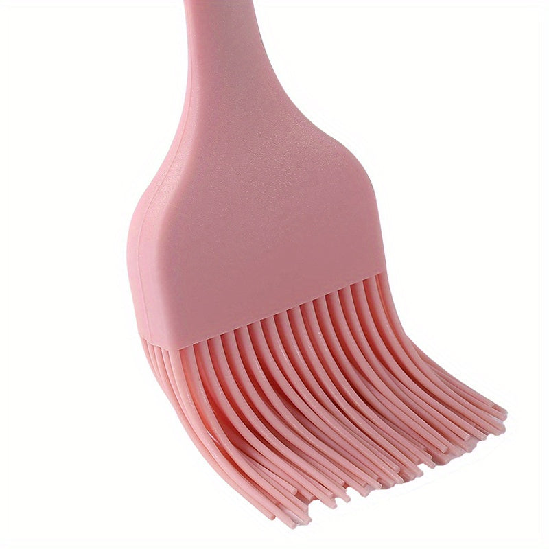 1pc, Oil Brush, Silicone Baking Brush, Portable Barbecue Brush, Household Oil Brush For Baking Cooking, Creative Oil Brush For BBQ Baking, Basting Brush For Kitchen BBQ, Kitchen Stuff, Kitchen Accessaries