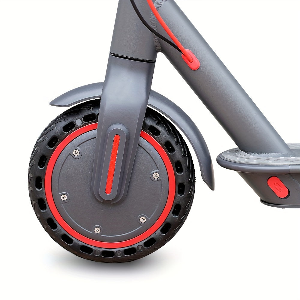 LADPED LP80 350W Foldable Electric Scooter for Adults & Teens, 8.5" Anti-skid Solid Tires, 19 Mile Range&3 Speed Modes, LCD Display, Puncture-Resistant, with Taillight - Perfect for Commuting, Campus, And Travel, Work, Park,