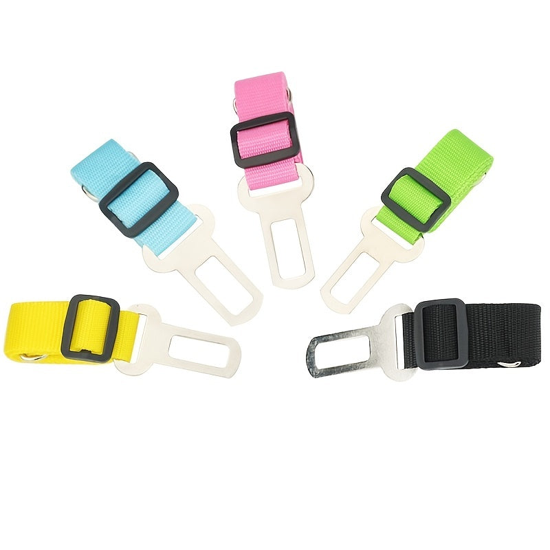 1pc Car Pet Dog Cat Adjustable Vehicle Safety Seatbelt Seat Belt Harness Lead