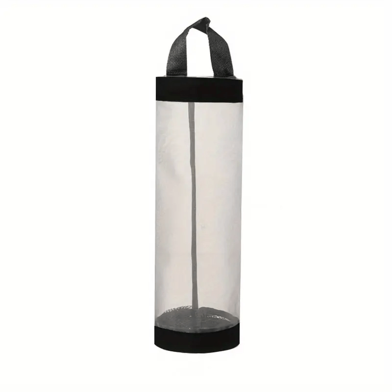 1pc Collapsible Plastic Bag Organizer - Convenient Grocery Bag Holder with Durable Mesh Storage, Foldable Garbage Bag Dispenser, Ventilated for Kitchen Freshness and Space-Saving Efficiency
