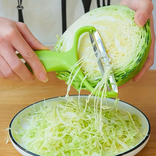 1pc, Multifunctional Stainless Steel Fruit and Vegetable Peeler and Grater - Perfect for Potatoes, Cabbage, Melons, and More - Easy to Use and Dishwasher Safe - Essential Kitchen Tool Kitchen Accessories