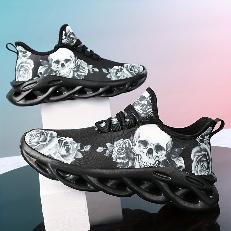 Men's Fashion Casual Halloween Skull Quirky Street Style Men's Shoes