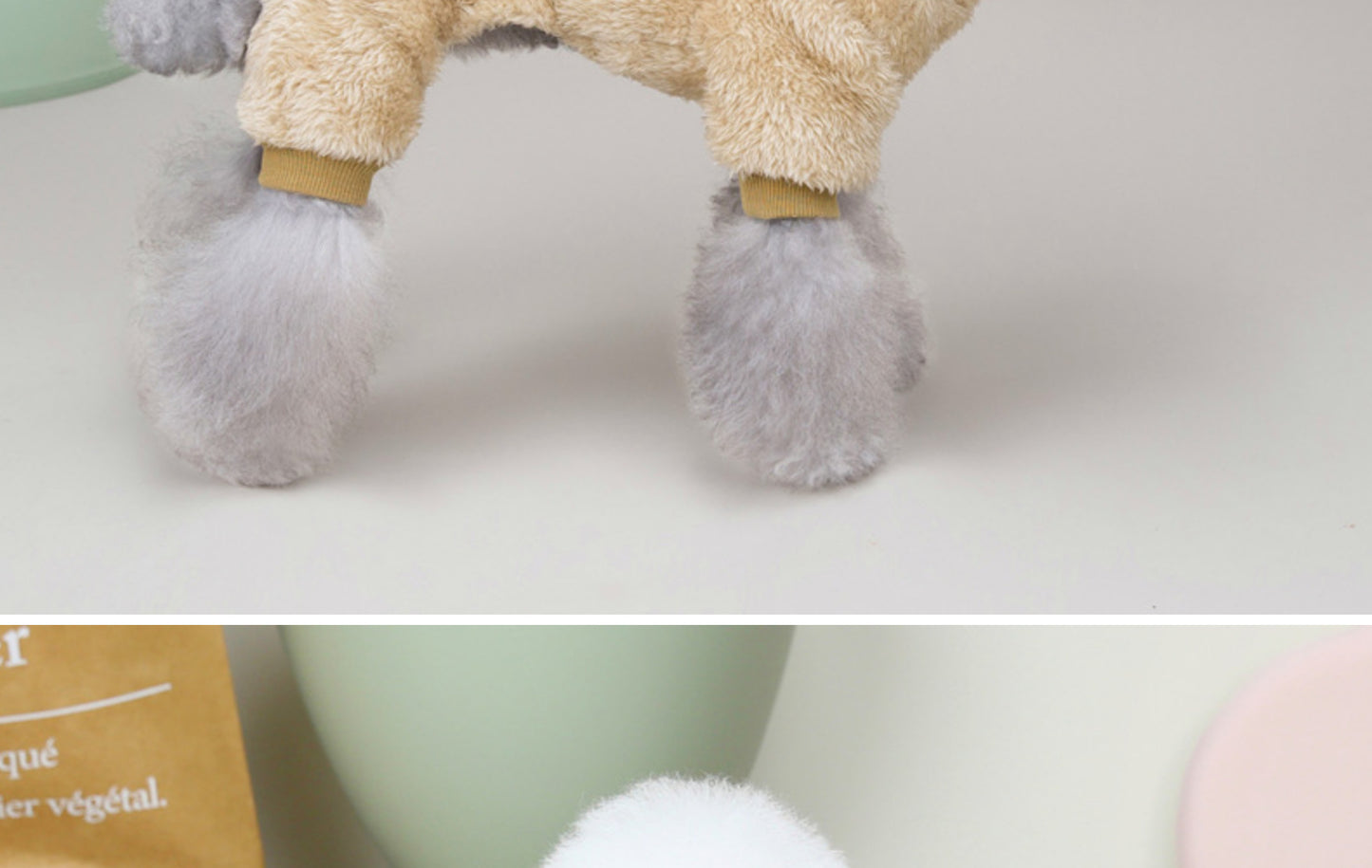 Small Winter Fleece Sweater for Pet, Warm Dog & Cat Clothes with Leash Ring (If Your Pet Is Between Two Sizes, Please Buy The Larger Size)