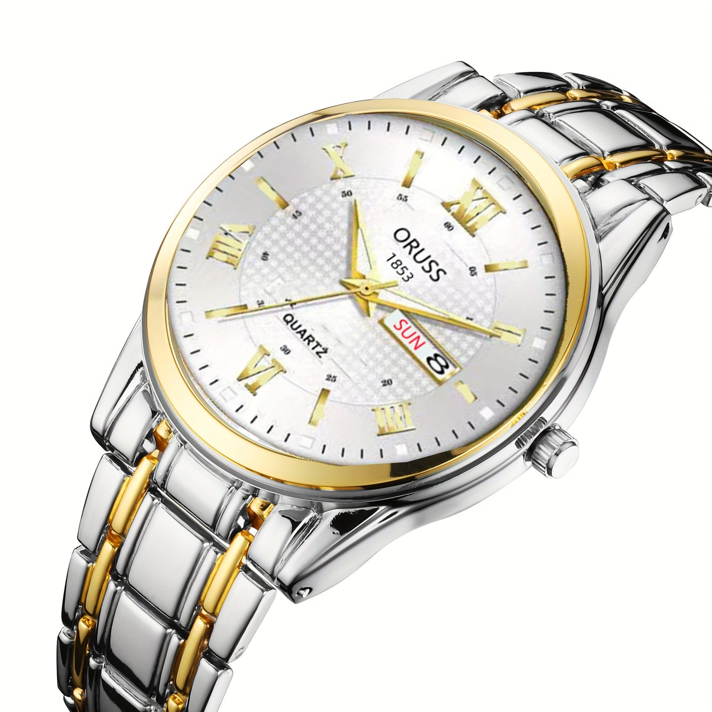 [Double Calendar Men's Watch] High-Grade Double Calendar Men's Watch - Business Sports Leisure Fashion Trend Durable