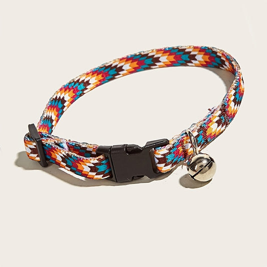 Adjustable Pet Collar - Fully Adjustable for a Comfortable Fit, Jingle Bell to Keep You Informed of Your Pets Whereabouts, Suitable for Both Dogs and Cats of All Sizes - Irresistibly Adorable, Stylish and Fashionable Pet Acce