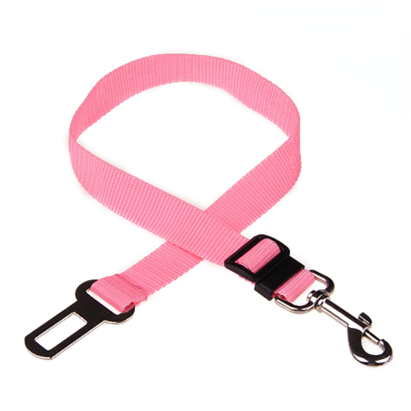 1pc Adjustable Retractable Pet Seat Belt for Cars - Keep Your Pet Safe and Secure on the Road