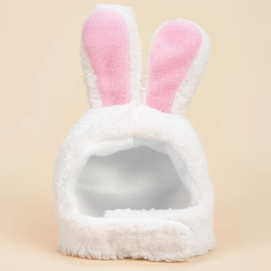 Fun Pet Costume Accessory: Adorable Rabbit Cat Headgear for Small Dogs & Cats - Perfect Party Outfit for Your Furry Friend