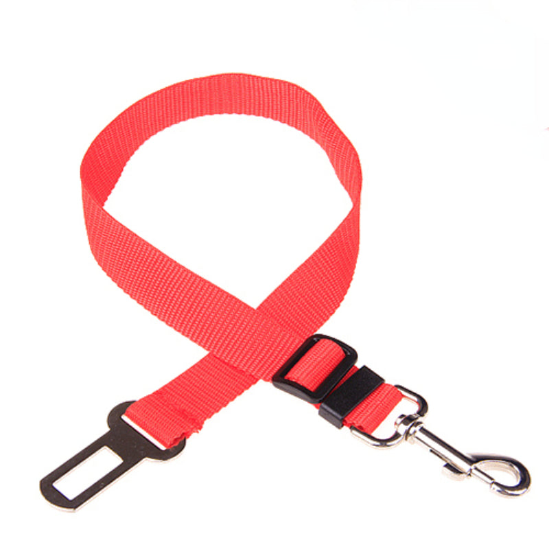 1pc Adjustable Retractable Pet Seat Belt for Cars - Keep Your Pet Safe and Secure on the Road
