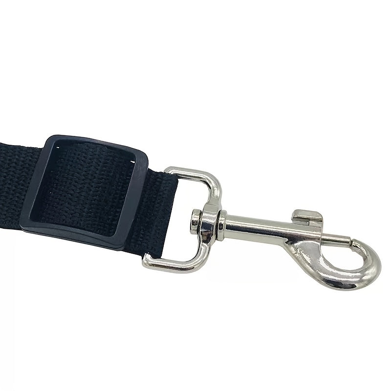 Retractable Pet Car Leash with Safety Buckle - Securely Restrain Dogs and Cats During Car Rides