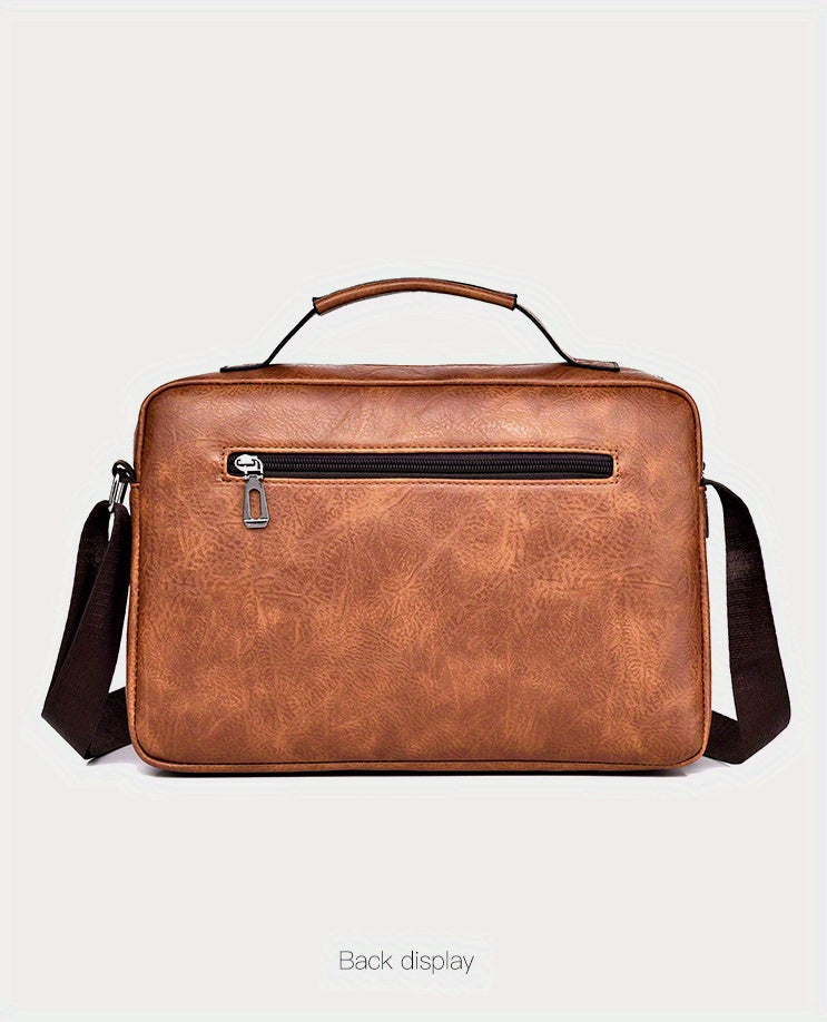 1/2pcs WEIXIER Spring And Summer New Shoulder Bag Messenger Bag, Handbag Casual Fashion PU Material Gift For Father/ Anniversary