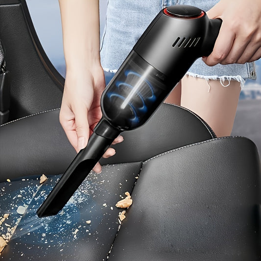 Mighty Wireless Car Vacuum Cleaner - Cordless Convenience, Powerful Suction for Quick Cleanups - Portable, Mini Design for Car & Home, Pet Hair Eraser