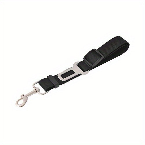 Retractable Pet Car Leash with Safety Buckle - Securely Restrain Dogs and Cats During Car Rides