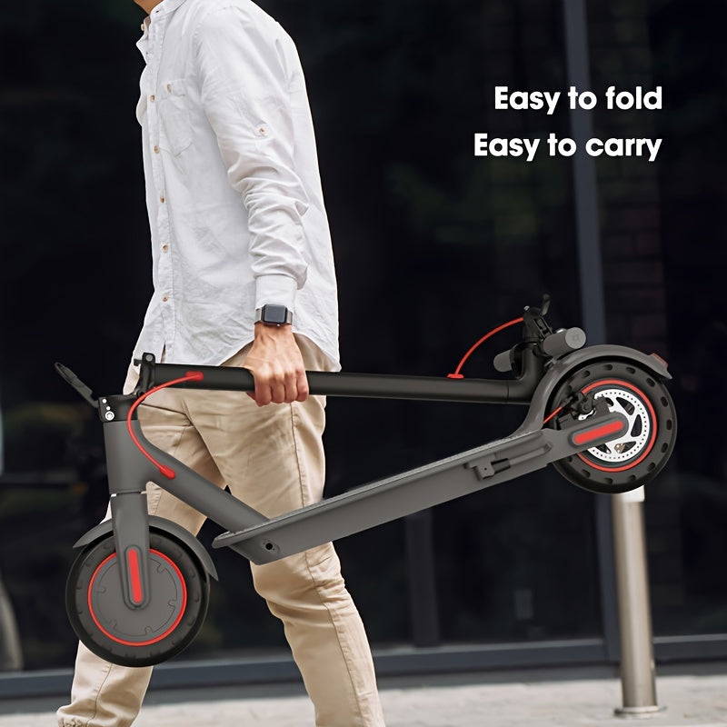 Adult 8.5 Inch Electric Scooter With 400-550W Motor, Folding Electric Scooter Long Range, Electric Scooter With Max 20 MPH Speed, Portable Folding Electric Scooter, Smart Electric Scooter For Adult Commuting And Travel