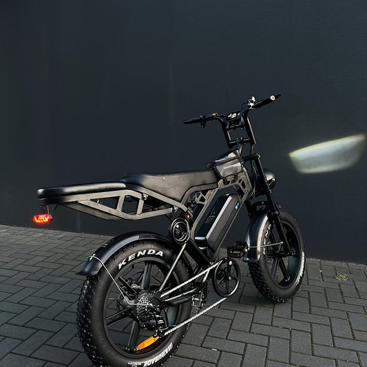 Besintu V20pro Electric Bike for Adults - 19MPH, 30-40 Miles Range, Hydraulic Brakes, 749W Motor, Detachable 48V 15.6AH Battery, Rear Seat, Commuter Mountain Bike with Front Fork Suspension, 7 Gears, 20"x4" Tires - Black