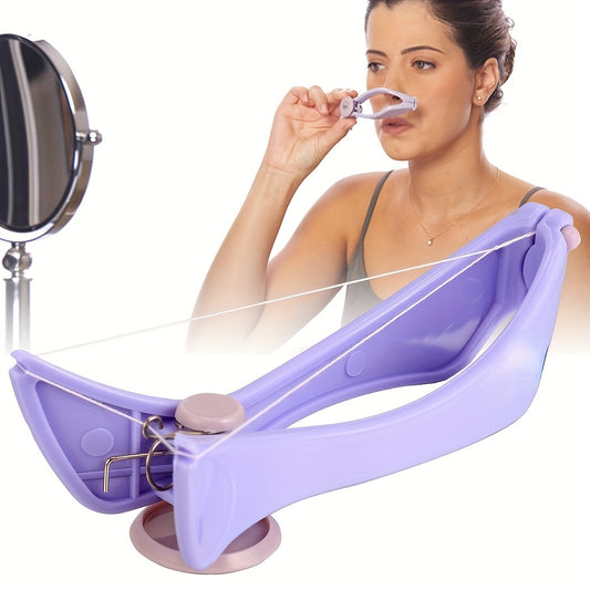 Painless Facial Hair Removal with Spring Threading Epilator for Women - Perfect for Cheeks, Eyebrows, and More