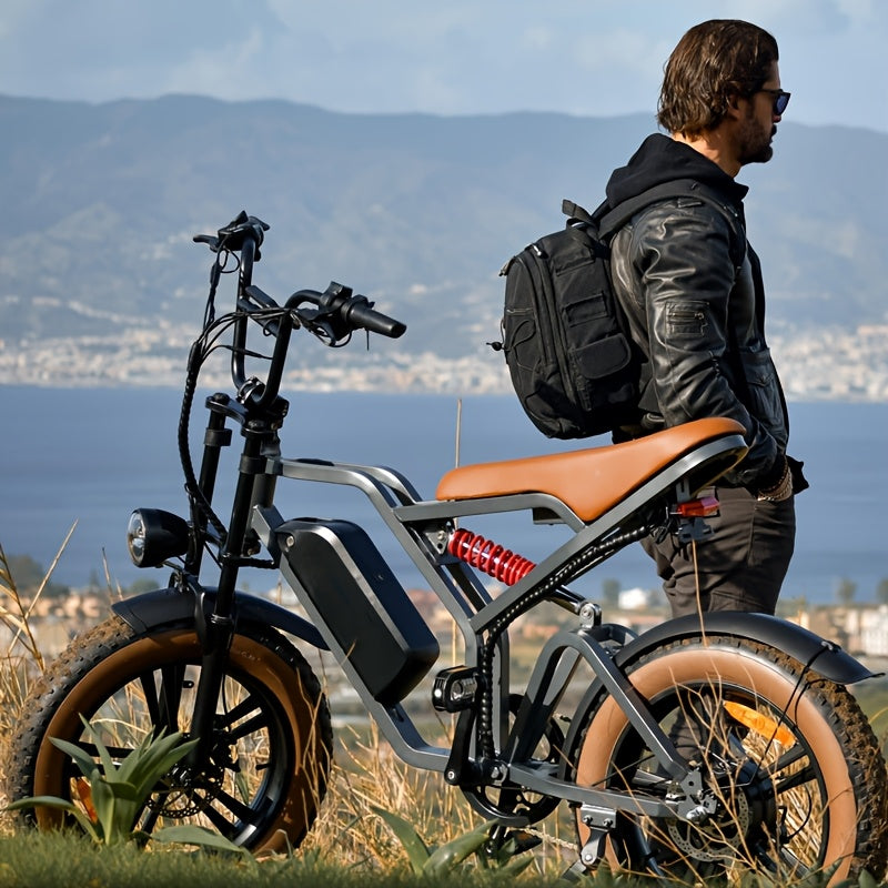 Folding Electric Bike - Powerful Motor, Fast Speed, 14-inch Tires, Commuter-friendly, Light Weight, Long-lasting Battery