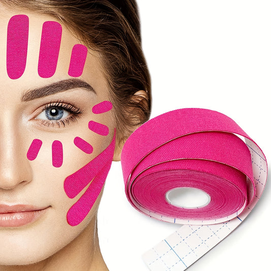 Wrinkle Patches - Face Eye Neck Lift Tape - Smooth Wrinkle Tape - Multifunctional High Elasticity Forehead Frown Eye Facial Neck Lip Mouth Wrinkles Care Band Mask Sticker Chin Strap - 0.98inch*196.85inch