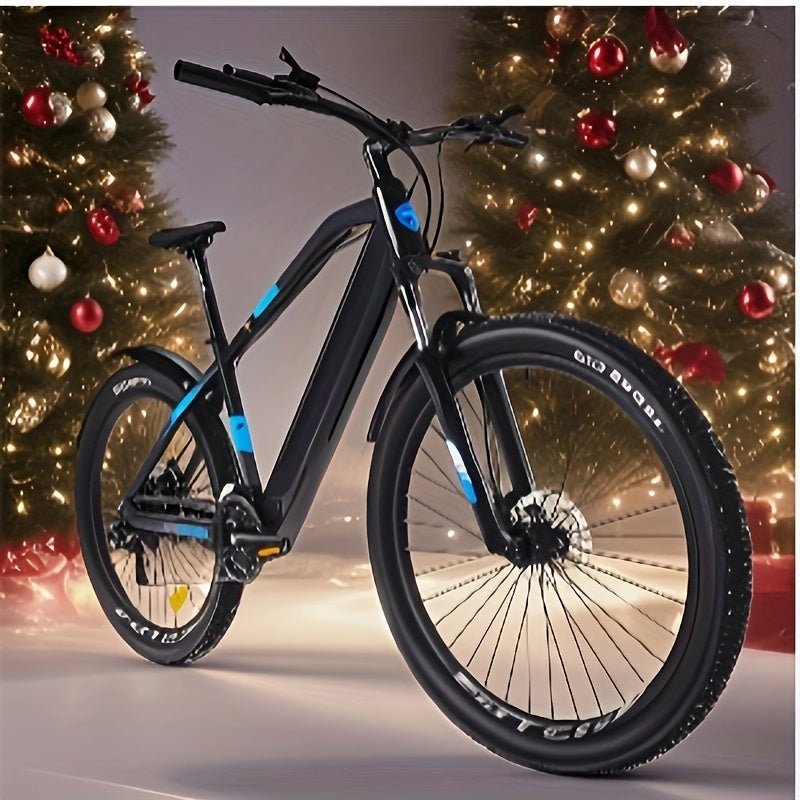 Volcano 27.5" 500W Electric Bike for Adults - High-Speed, Long-Range with Removable 48V 10.4Ah Battery, 21-Gear & MLO Suspension Fork - Perfect Gift for Men on Holidays & Special Occasions, TOTEM