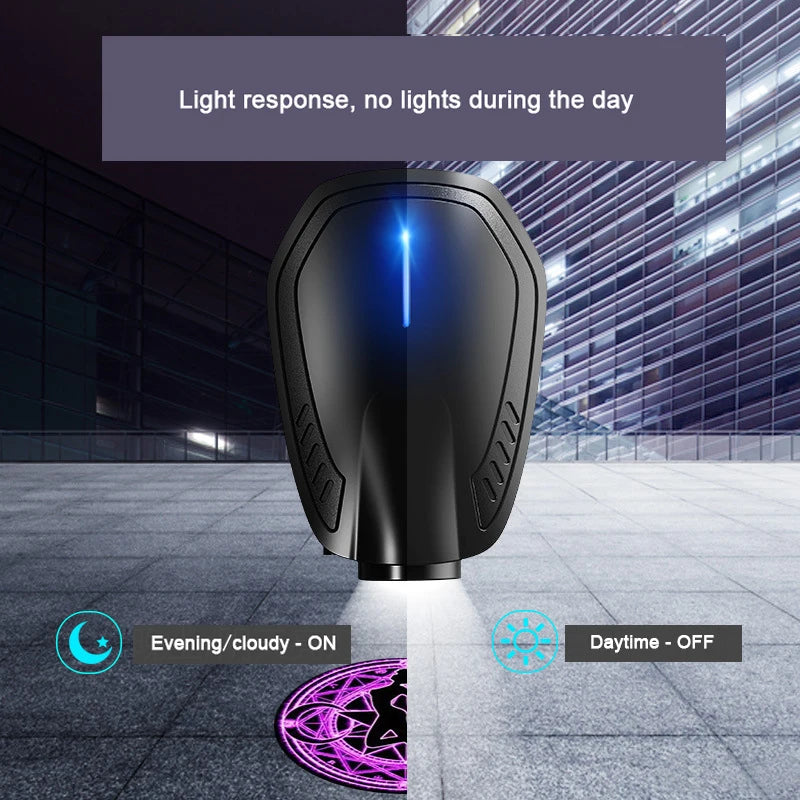 2pcs Rechargeable Led Car Door Welcome Laser Projector Logo Ghost Shadow Step Night Lights Courtesy Lamp Kits Car Accessories