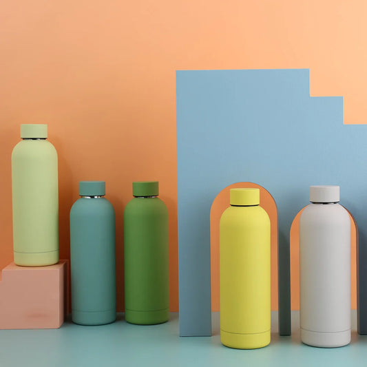 500ml Stainless Steel Insulated Mug Double Wall Vacuum Tumbler Office Home Insulated Coffee Cup Sports Water Bottle