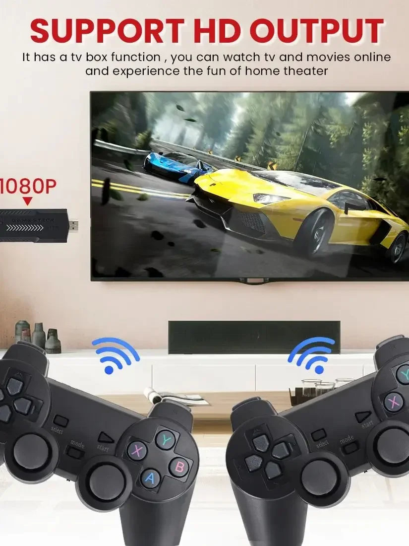 X2 Plus 256G 128G 64G GD10 Pro 4K Game Player 3D HD Retro Video Game Console Wireless Controller TV 50 Emulator For Kids Gifts