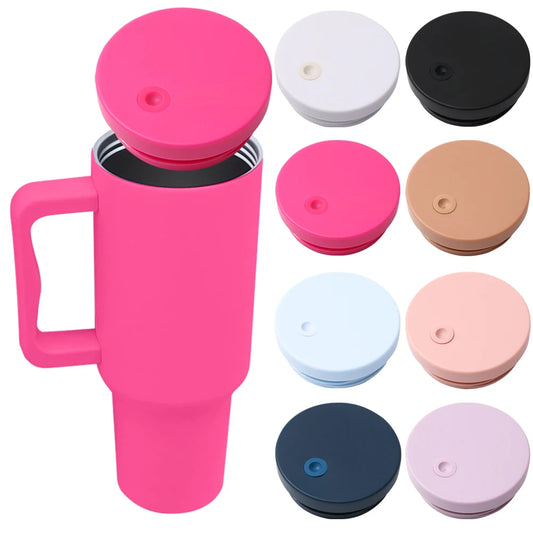 Durable Tumber Bottle Cover Plastic Splash Spill Proof 40Oz Cup Cap Lid Replacement for stanely Quencher H3.0 Tumbler Accessorie