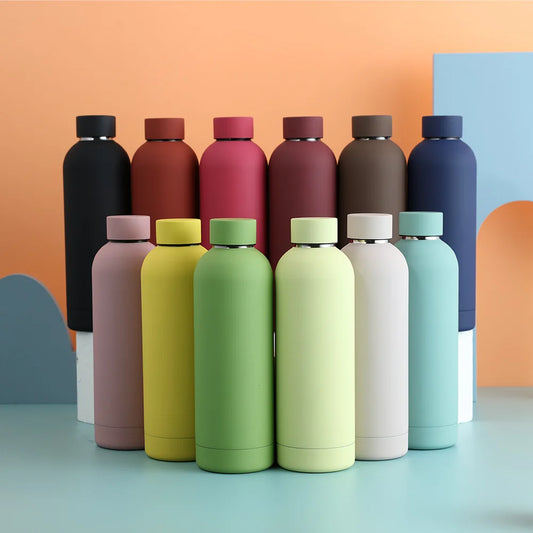 500ml Stainless Steel Insulated Mug Double Wall Vacuum Tumbler Office Home Insulated Coffee Cup Sports Water Bottle