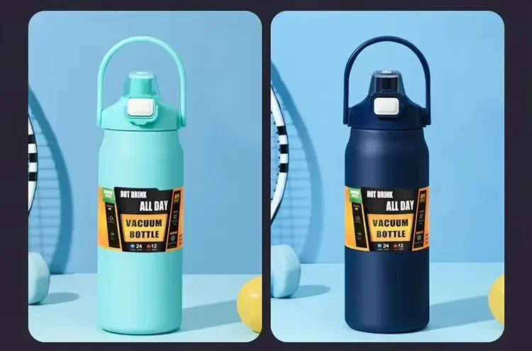 304 Stainless Steel Insulated Cup, Outdoor Portable Vacuum Bottle, Hot and Cold Sports Large Capacity Water Bottle