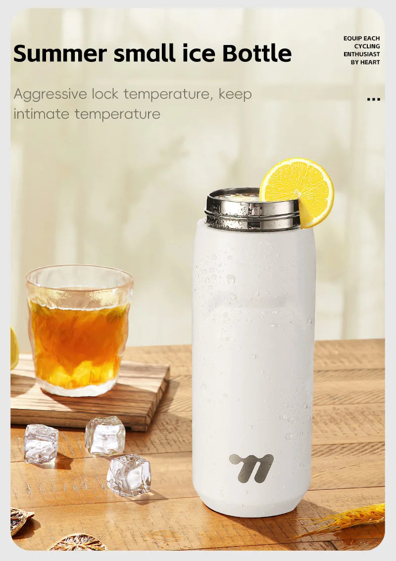 WEST BIKING Stainless Steel Insulated Sports Water Bottle 550ml Cycling Thermos Bottle Keep Cold&Hot Gym Portable Thermal Kettle