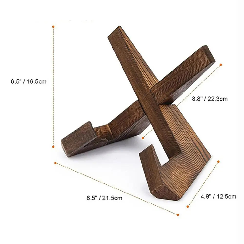 Wooden Kitchen Countertop Recipe Holder Music Scores Simple Cookbook Stand Holder Home Table Decor Book Reading Rest