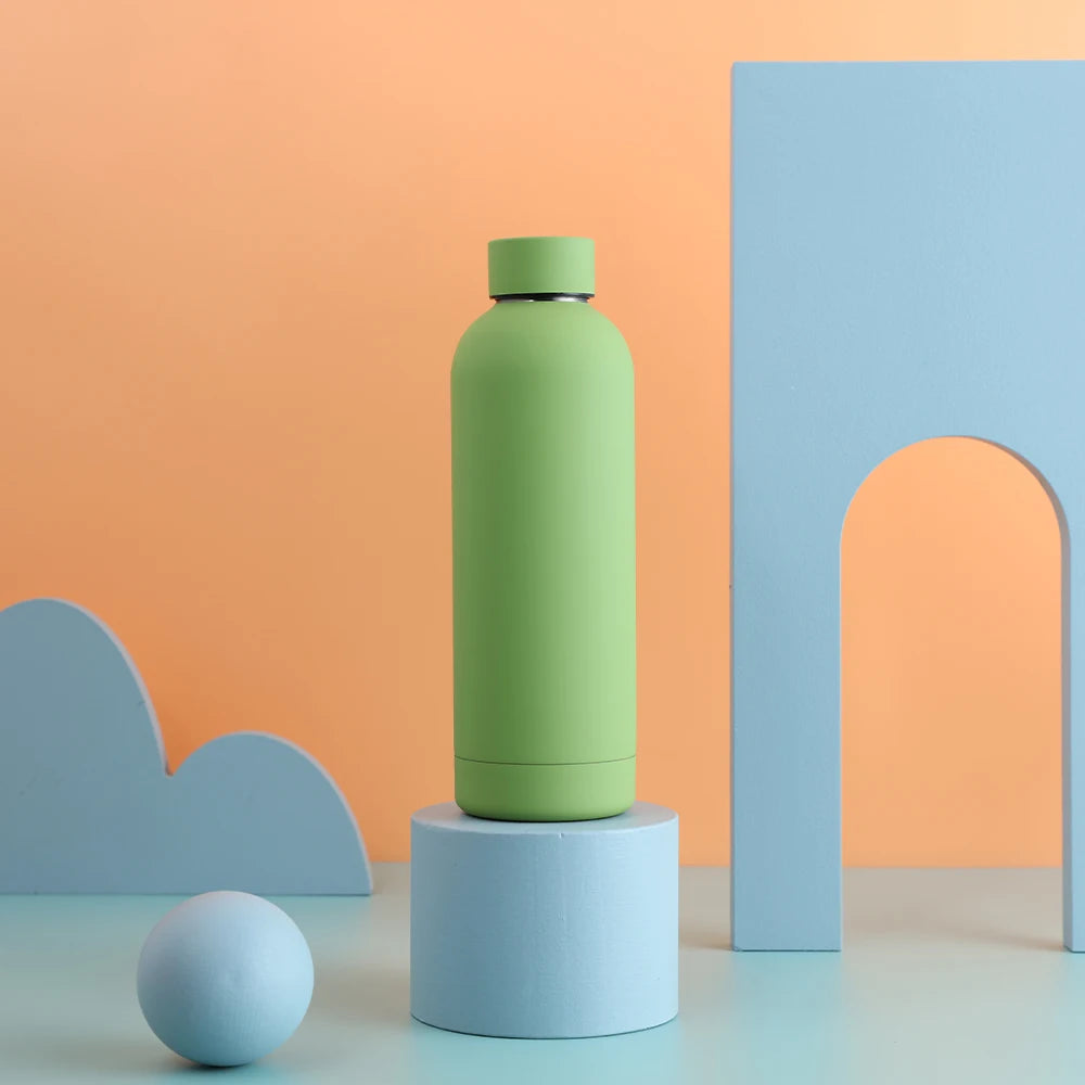 500ml Stainless Steel Insulated Mug Double Wall Vacuum Tumbler Office Home Insulated Coffee Cup Sports Water Bottle