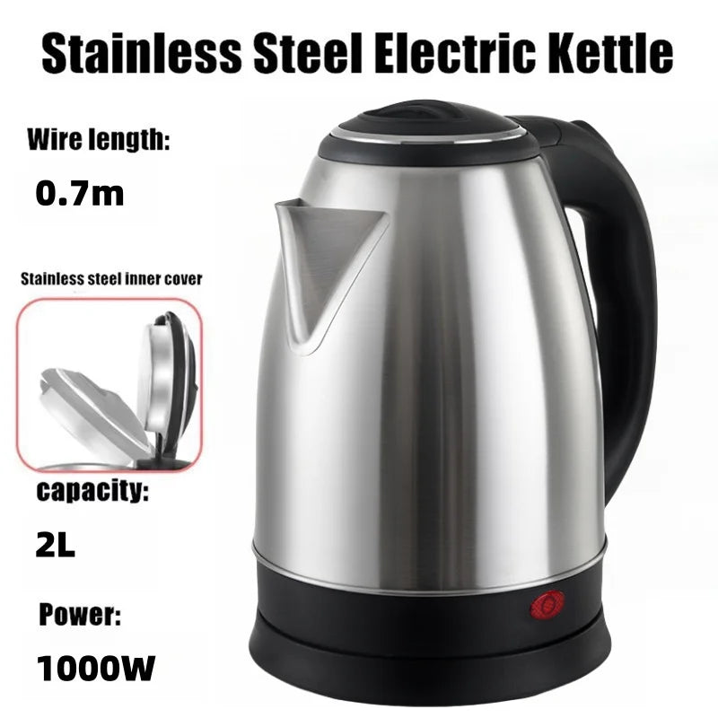 Kettle Stainless Steel Kitchen Appliances Smart Kettle 1500W Whistle Kettle Samovar Tea Coffee Thermo Pot Gift