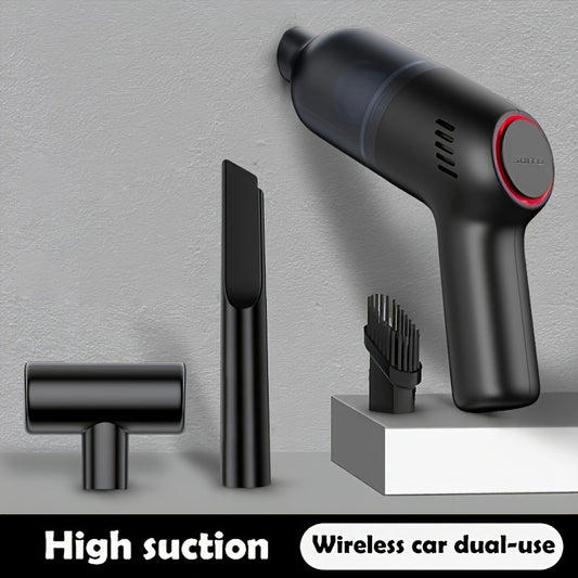 Mighty Wireless Car Vacuum Cleaner - Cordless Convenience, Powerful Suction for Quick Cleanups - Portable, Mini Design for Car & Home, Pet Hair Eraser