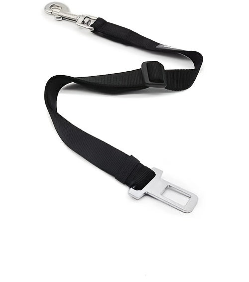 Retractable Pet Car Leash with Safety Buckle - Securely Restrain Dogs and Cats During Car Rides