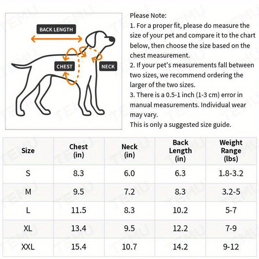 Small Winter Fleece Sweater for Pet, Warm Dog & Cat Clothes with Leash Ring (If Your Pet Is Between Two Sizes, Please Buy The Larger Size)