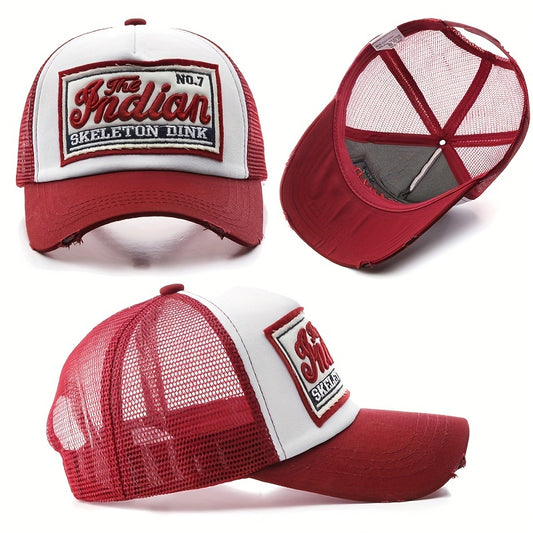 Baseball Cap Women Embroidery Mesh Cap Hats For Men Snapback Dad Male Hat, Ideal Choice For Gifts