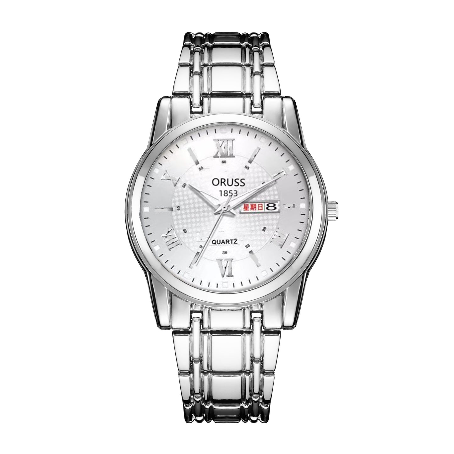 [Double Calendar Men's Watch] High-Grade Double Calendar Men's Watch - Business Sports Leisure Fashion Trend Durable