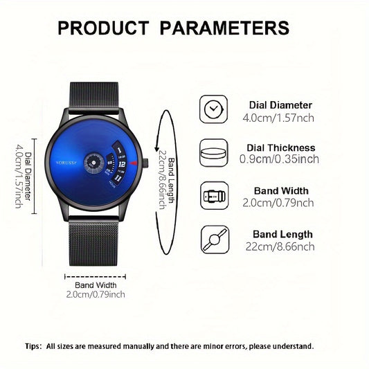 New men's watch high-grade handsome fashion personality trend everything cool durable business kinematic male watch