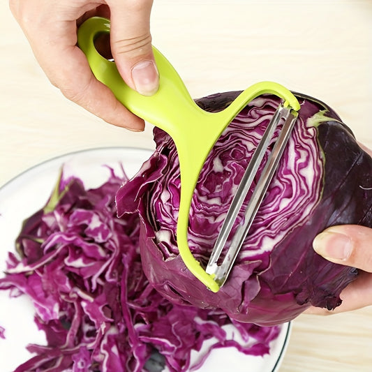 1pc, Multifunctional Stainless Steel Fruit and Vegetable Peeler and Grater - Perfect for Potatoes, Cabbage, Melons, and More - Easy to Use and Dishwasher Safe - Essential Kitchen Tool Kitchen Accessories