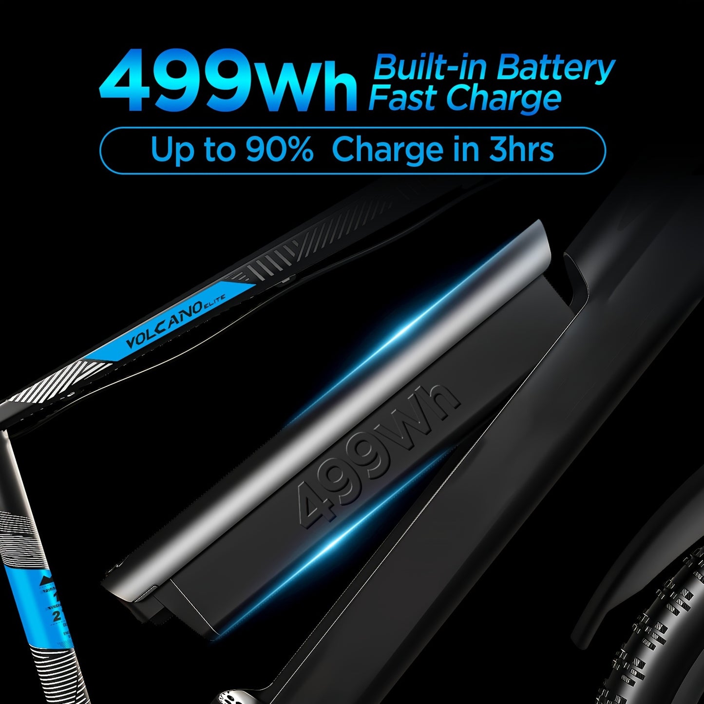 Volcano 27.5" 500W Electric Bike for Adults - High-Speed, Long-Range with Removable 48V 10.4Ah Battery, 21-Gear & MLO Suspension Fork - Perfect Gift for Men on Holidays & Special Occasions, TOTEM