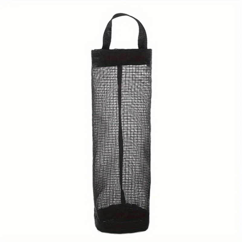 1pc Collapsible Plastic Bag Organizer - Convenient Grocery Bag Holder with Durable Mesh Storage, Foldable Garbage Bag Dispenser, Ventilated for Kitchen Freshness and Space-Saving Efficiency