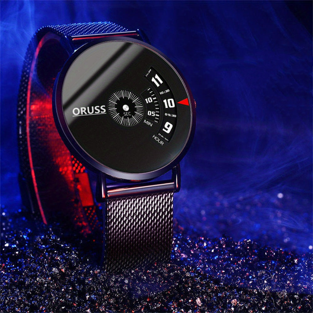New men's watch high-grade handsome fashion personality trend everything cool durable business kinematic male watch