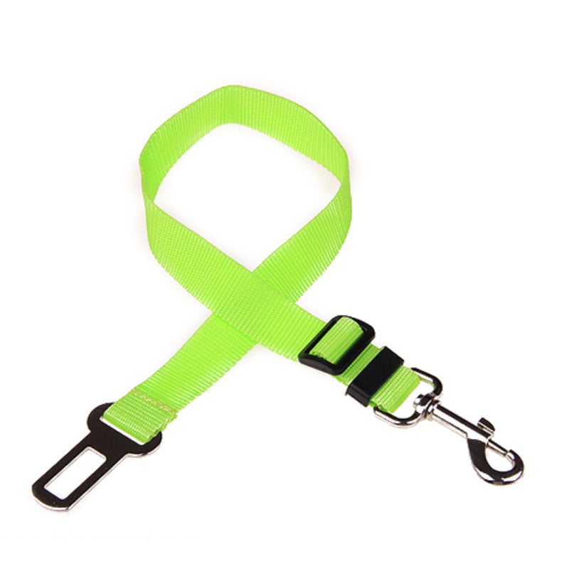 1pc Adjustable Retractable Pet Seat Belt for Cars - Keep Your Pet Safe and Secure on the Road